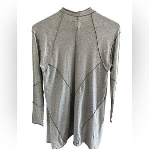 Anthropologie TINY Patchwork Gray Long Sleeve Cardigan Small